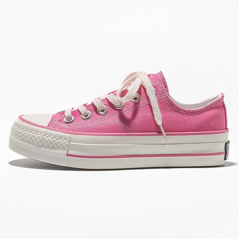 Vans Shoes Old Skool - أحذية قماشية نسائية بنعل عالي للطالبات،