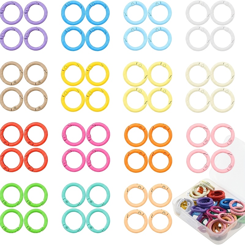 Jewelry Making Kit For Beginners - 100 قطعة من حلقات الزنبرك الدائرية