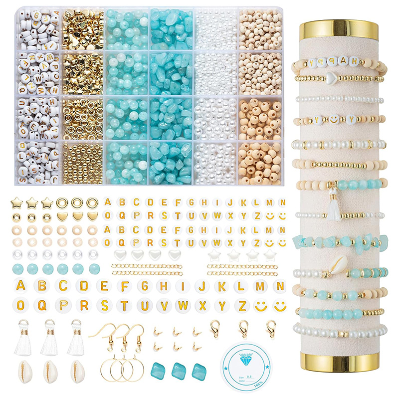 Jewelry Making Party For Adults - مجموعة مستلزمات صناعة المجوهرات خرز الحجر
