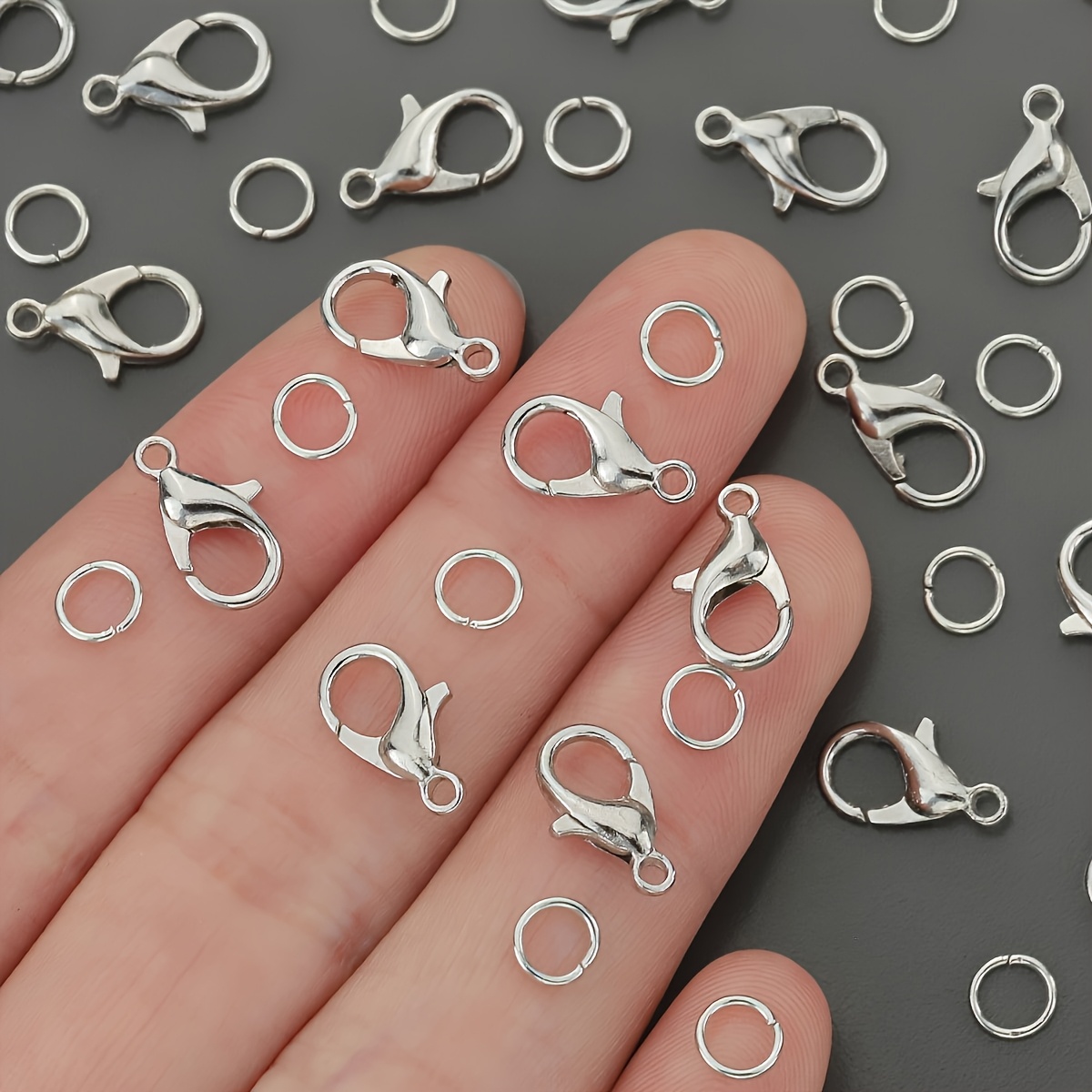 1/2/300 قطعة مشابك جراد البحر  - مراجعة Jewelry Making Kit For Beginners وسعره