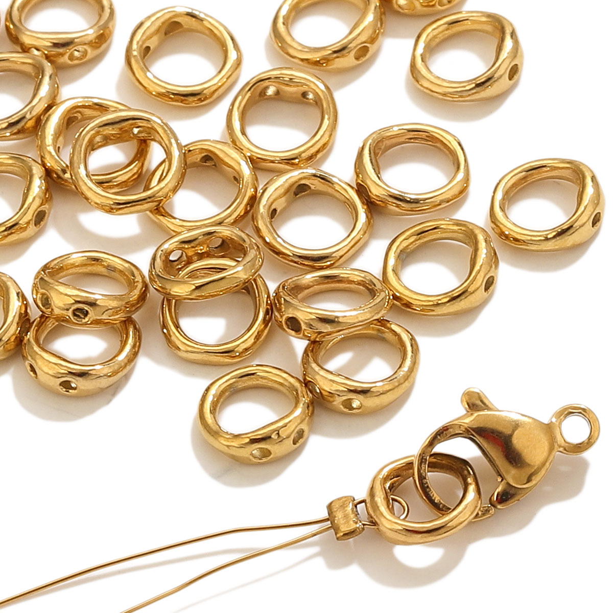 20 قطعة من مشابك الفولاذ المقا - مراجعة Jewelry Making Hobby وسعره