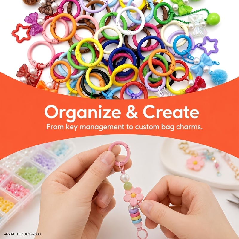100 قطعة من حلقات الزنبرك الدا - مراجعة Jewelry Making Kit For Beginners وسعره