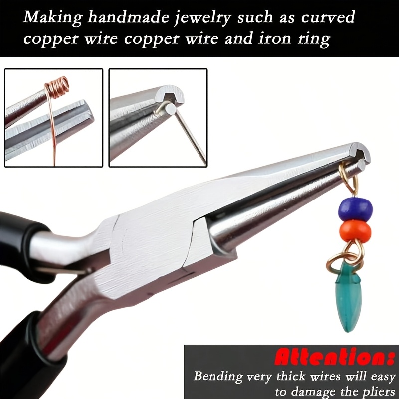 1 قطعة/2 قطع كماشة سوداء، أدوا - مراجعة Jewelry Making Loop Pliers وسعره