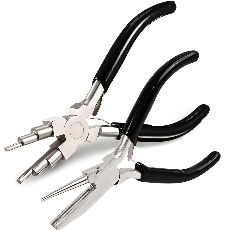 1 قطعة/2 قطع كماشة سوداء، أدوا - مراجعة Jewelry Making Loop Pliers وسعره