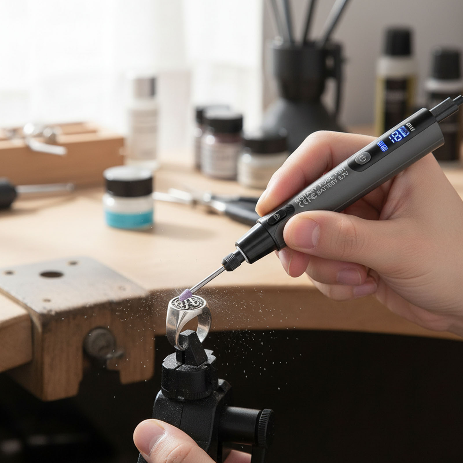 مجموعة أدوات كهربائية دوارة صغ - مراجعة Jewelry Making Rotary Tool وسعره