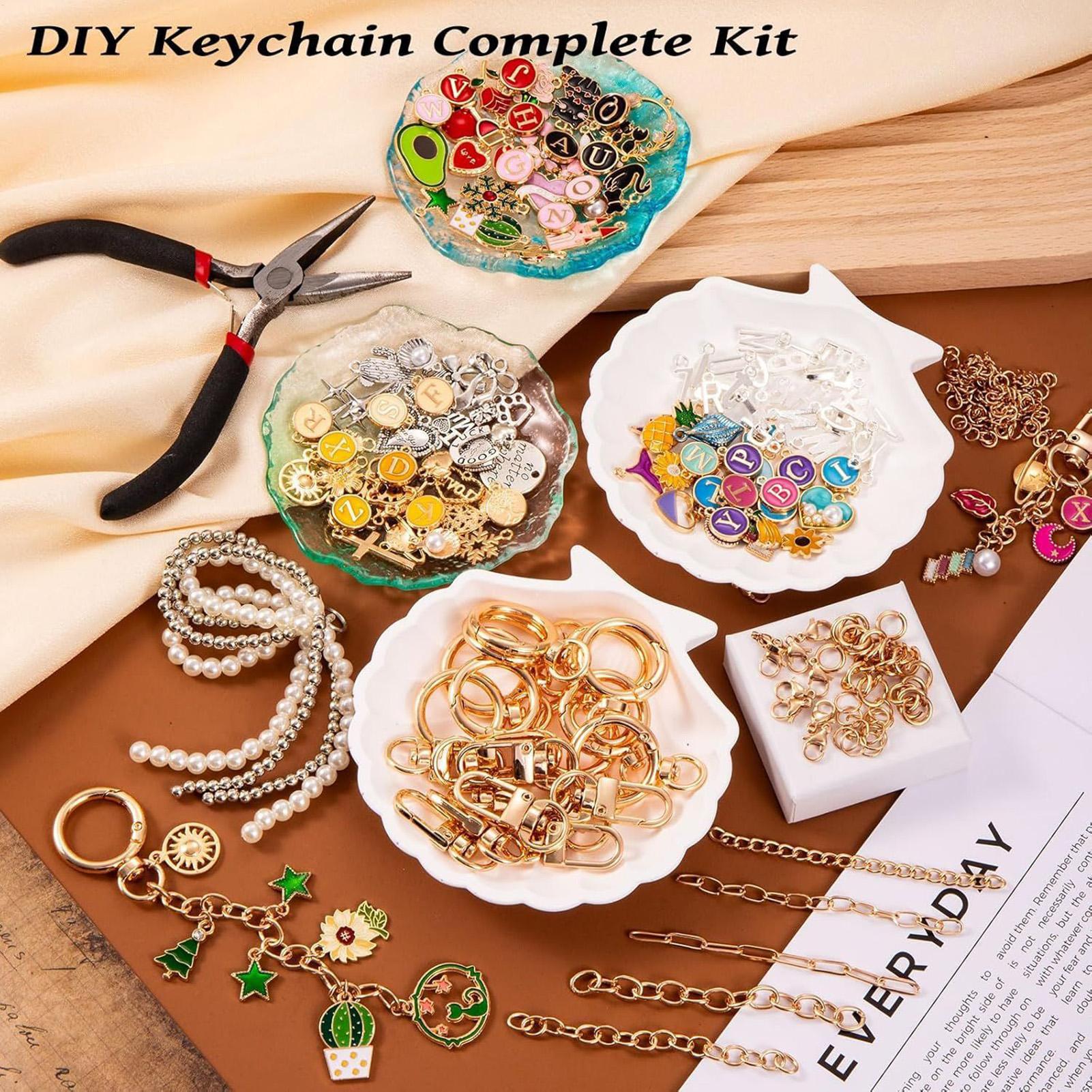325 قطعة حقيبة سلسلة المفاتيح  - مراجعة Jewelry Making Party For Adults وسعره
