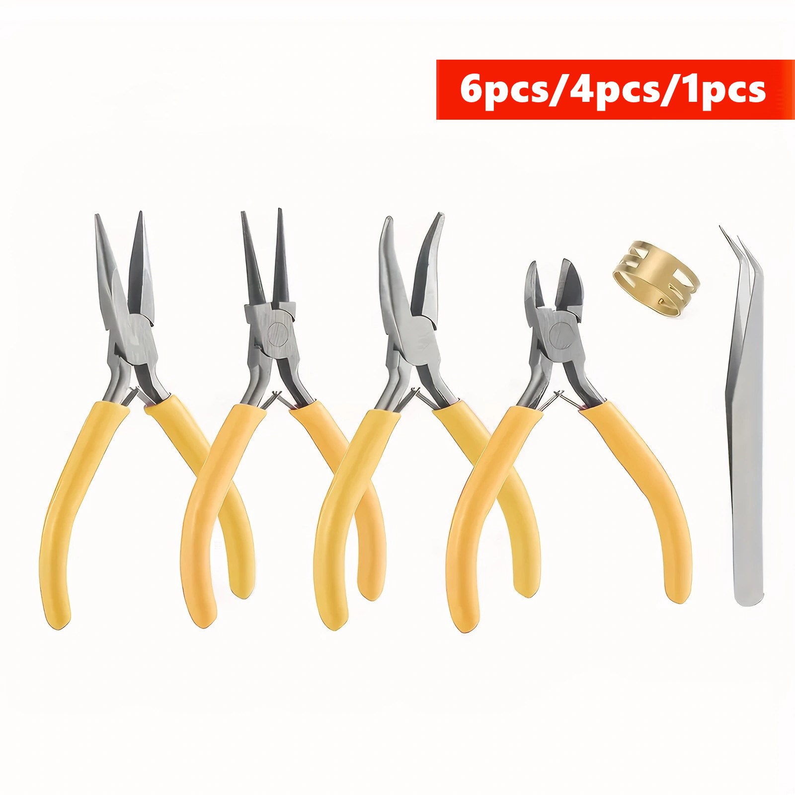 طقم كماشات صفراء لصناعة المجوه - مراجعة Jewelry Making Loop Pliers وسعره
