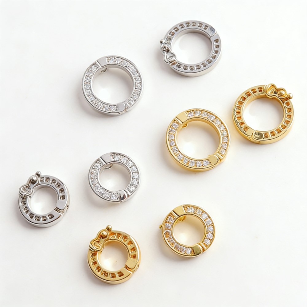 قطعتان من حلقات O مع مشبك وحلق - مراجعة Jewelry Making A Ring وسعره