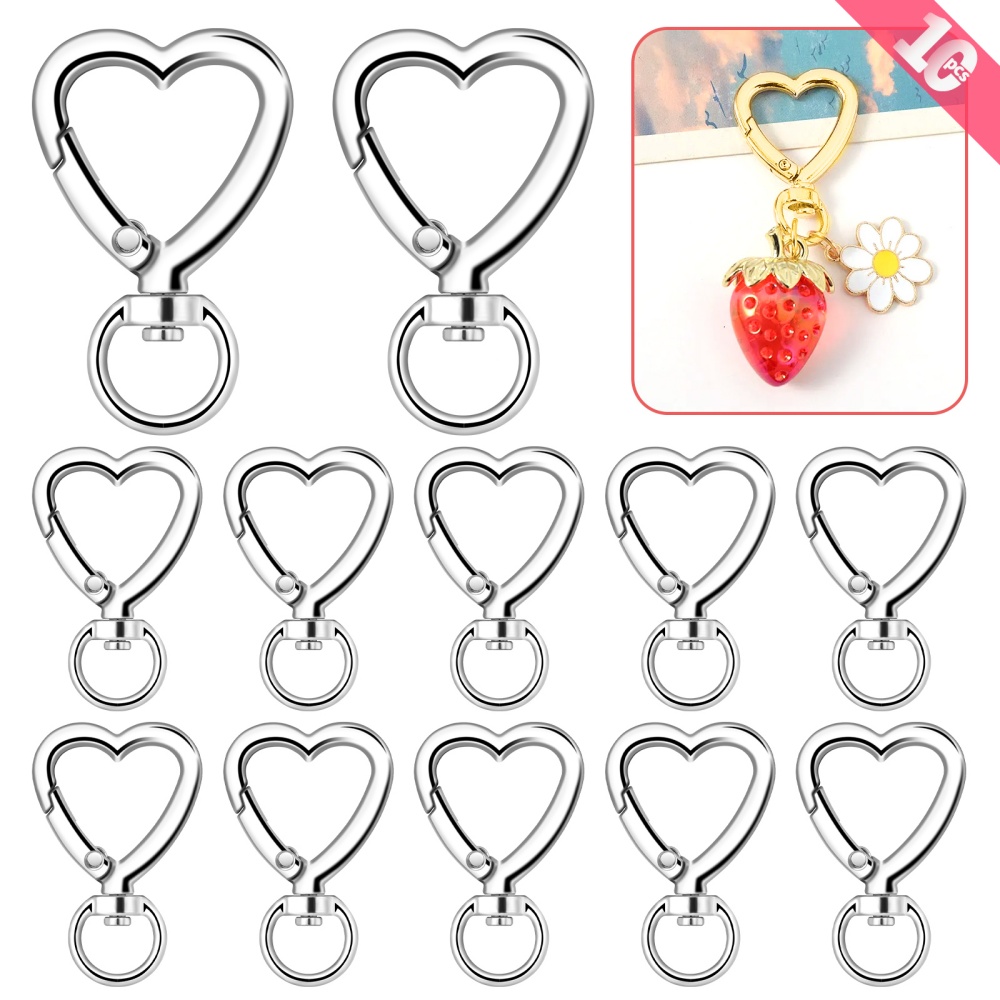 10 قطع مشابك معدنية على شكل قل - مراجعة Jewelry Making Kit For Beginners وسعره