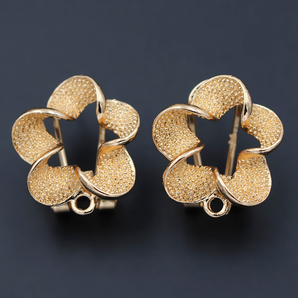 10 أزواج من أقراط الزهور المزخ - مراجعة Jewelry Making Dubai وسعره