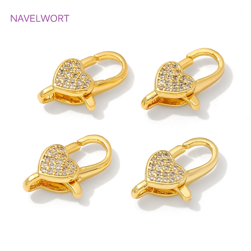 18K مطلية بالذهب مطعمة الزركون - مراجعة Jewelry Making Hobby وسعره