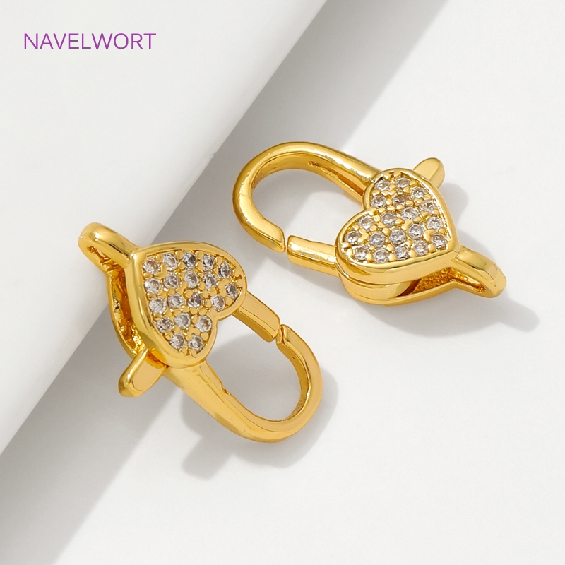 18K مطلية بالذهب مطعمة الزركون - مراجعة Jewelry Making Hobby وسعره